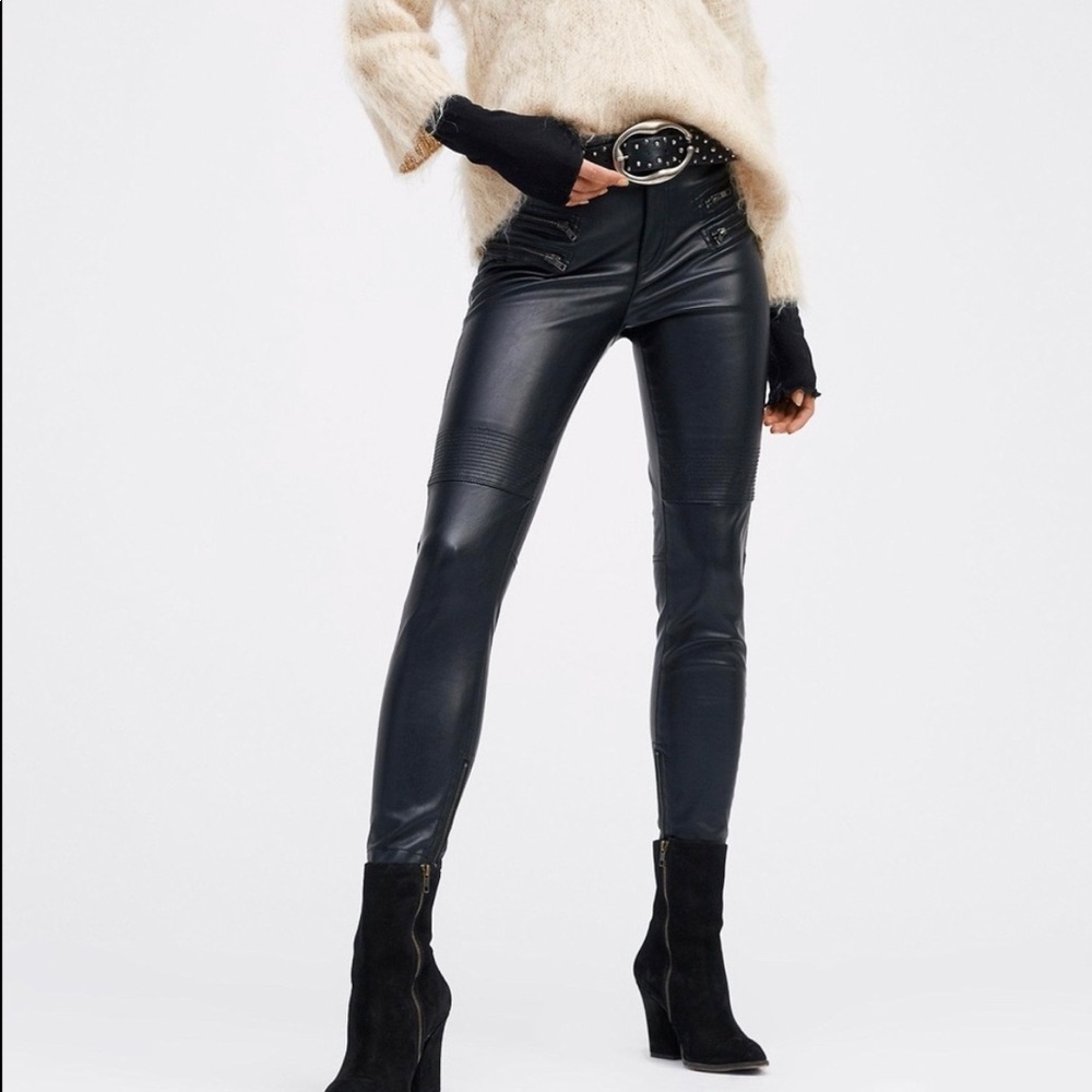 Free people Lennon vegan leather pants